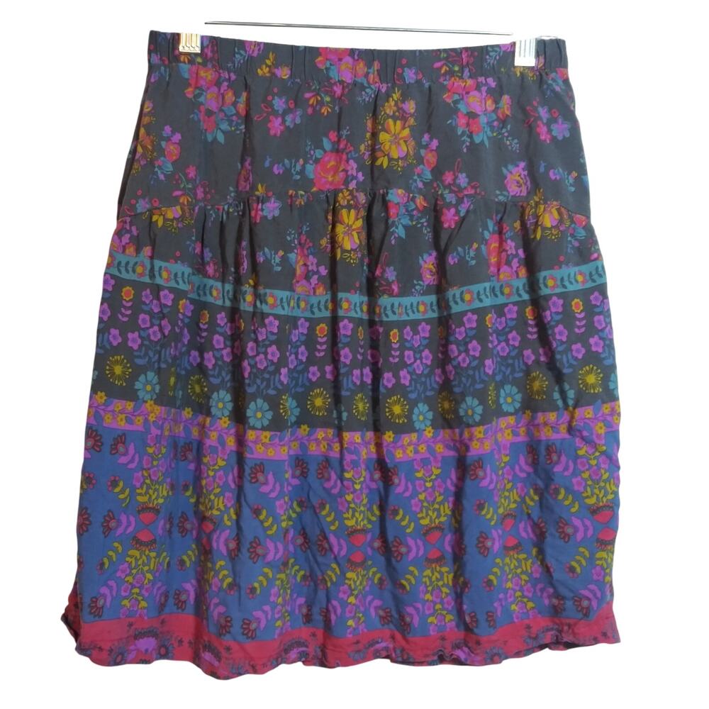 Natural Life Colorful Boho Mini Skirt Size M